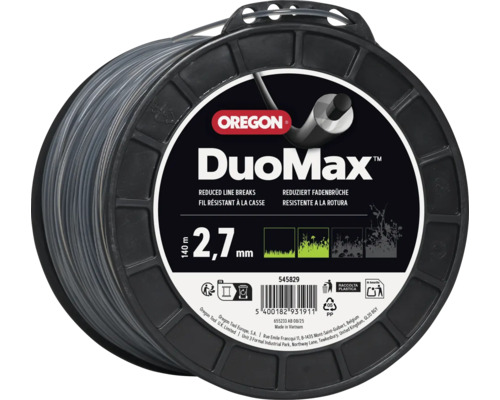 Oregon DuoMax Mähfaden für Rasentrimmer, Durchmesser 2,7 Millimeter, Länge 140 Meter auf Spule.