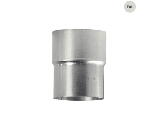 FAL Ofenrohr Doppelsteckmuffe aus Metall zur Verbindung von Ofenrohren