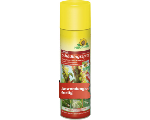 Neudorff Spruzit Schädlingsspray zur Bekämpfung von Insekten an Zierpflanzen, Obst, Gemüse und Kräutern, anwendungsfertig