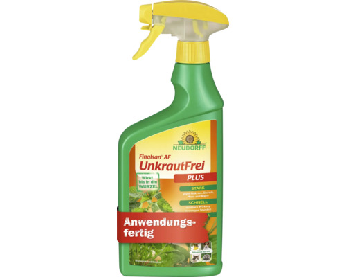 Neudorff Finalsan AF UnkrautFrei PLUS Sprühflasche zur Unkrautbekämpfung gegen Unkraut, Giersch, Moos und Algen