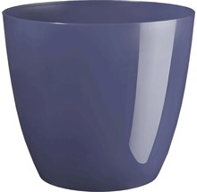 Blauer Pflanztopf aus Kunststoff