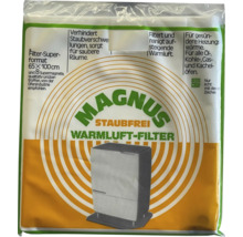 Magnus Warmluftfilter Staubfrei für Öfen im Format 65 mal 100 Zentimeter inklusive 8 Supermagnete zur Staubreduzierung.