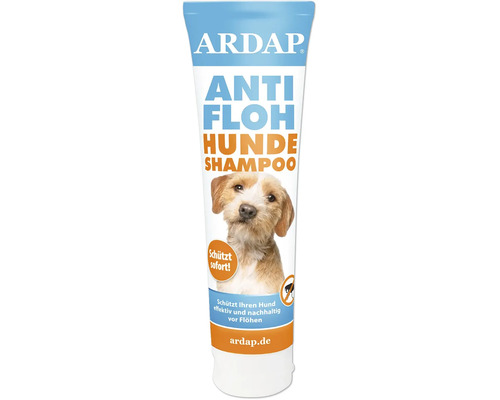 Ardap Anti Floh Hundeshampoo in einer Tube zur effektiven Bekämpfung von Flohbefall bei Hunden