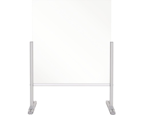 Thekenaufsatz Hygieneschutz Glas silber 105x87x42,5 cm