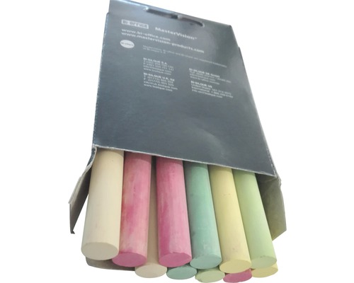 Kreidepackung mit verschiedenen Farben