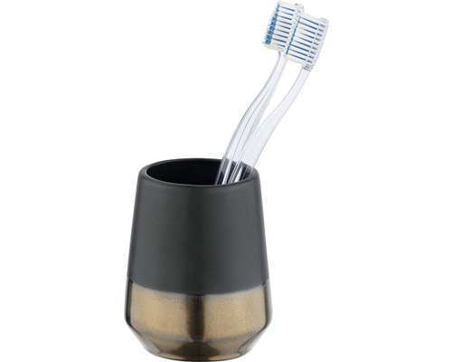 Zahnbürstenhalter mit zwei Zahnbürsten