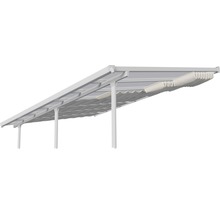 Freistehende Pergola mit beweglicher Stoffabdeckung