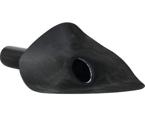 PREMIUMFOL® EDPM Dachabfluss/Regenabfluss 45° für Flachdach rund schwarz 110 mm Dachrinnenablauf aus Kunststoff
