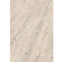 Heller Laminatboden in Holzoptik