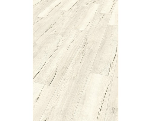 Helle Laminatboden mit Holzstruktur