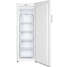 Gefrierschrank mit geöffneter Tür und Schubladen