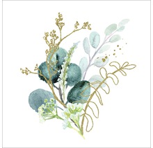 Illustration von Blättern und Blumen