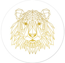 Grafische Tigerkopf Darstellung