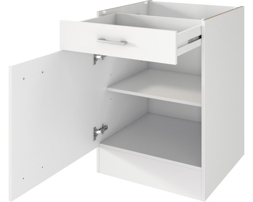 Unterschrank mit Schublade, Tür und Regalböden