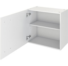 Geöffneter Hängeschrank mit zwei Einlegeböden