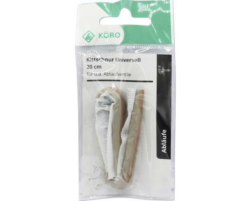 KÖRO Dichtungsschnur Universell 20 cm für Abläufe im Paket