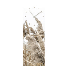Wanduhr mit Gräser-Motiv