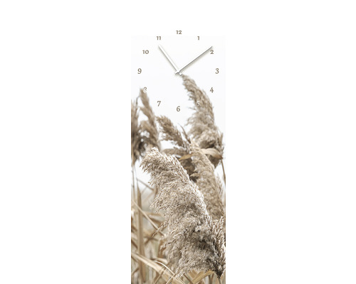 Wanduhr Glas In The Breeze II 20x60 cm