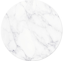 Glasmagnettafel weiß Marmor Ø 30cm