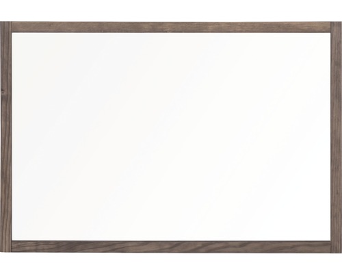 Trennwand Hygieneschutz Glas zum Befestigen am Tisch Holzrahmen rustic 120x90 cm