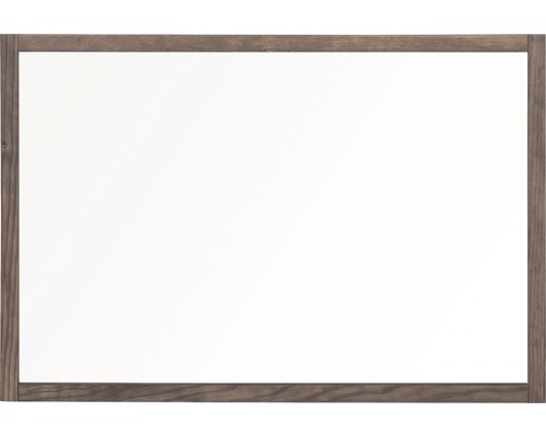 Trennwand Hygieneschutz Glas zum Befestigen am Tisch Holzrahmen rustic 120x90 cm Rechteckiger Spiegel mit Holzrahmen