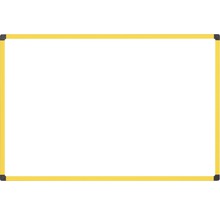 Weiße Magnettafel mit Rahmen