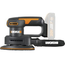 Akku-Dreiecksschleifer WORX 20V 140x90mm WX822.9, inkl. Zuhehör, ohne Akku und Ladegerät