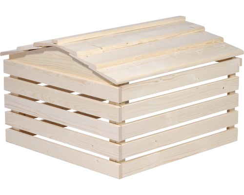 Komposter aus Holz mit Deckel