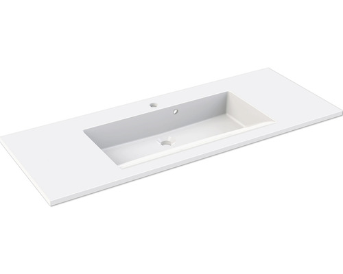 Möbelwaschtisch Allibert Slide 100,2 x 46,2 cm weiß glänzend mit Beschichtung 816685