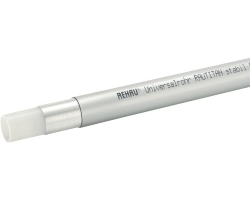 Alu-VerbundrohrREHAU RAUTITAN stabil 25x3,7 mm 5 m Stange Rehau Rautitan Stabil Mehrschichtverbundrohr