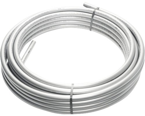 Alu-Verbundrohr REHAU RAUTITAN stabil 25x3,7 mm 50 m im Ring Rolle Metallrohr