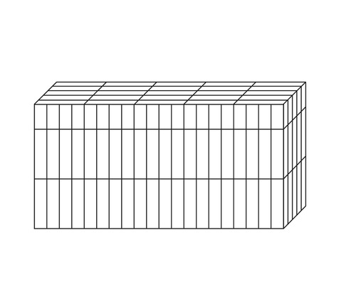 Grafik eines rechteckigen Pflastersteins