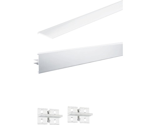 Komponenten für LED Leuchten: Abdeckung, Profil und Halterungen