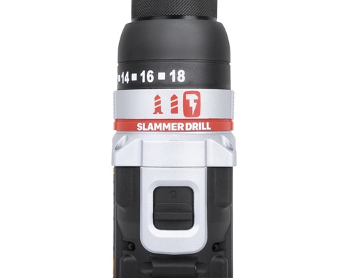 Detailansicht einer Bohrmaschine mit Drehmoment-Einstellung