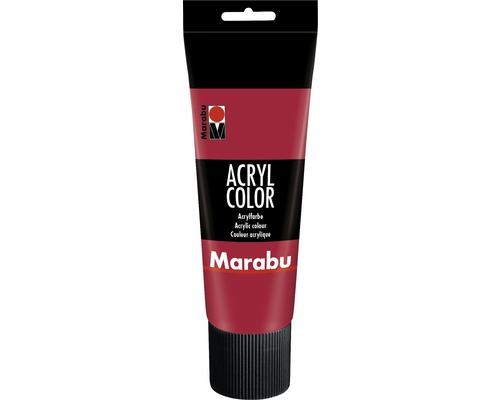 Marabu Acrylfarbe Acryl Color karminrot 032 225 ml