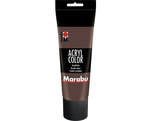 Marabu Acrylfarbe Acryl Color mittelbraun 040 225 ml Marabu Acrylfarbe in einer Tube