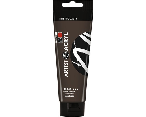 Marabu Artist Acryl, umbra gebrannt 948, 120ml