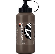 Marabu Künstler Acrylfarbe Umbra gebrannt in einer 500 ml Flasche