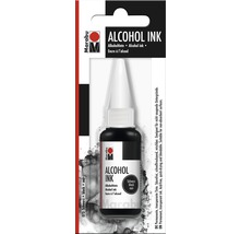 Marabu Alcohol Ink Schwarz in Tropfflasche