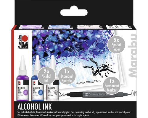 Marabu Alcohol Ink-Set UNDERWATER Marabu Alcohol Ink-Set UNDERWATER