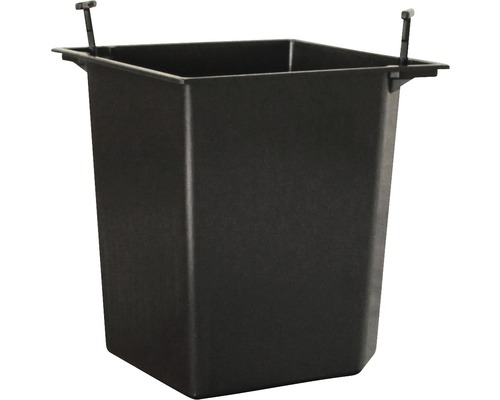 Viereckiger Pflanzkasten aus Kunststoff mit Aufhängung
