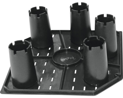 Getränkehalter für fünf Gläser