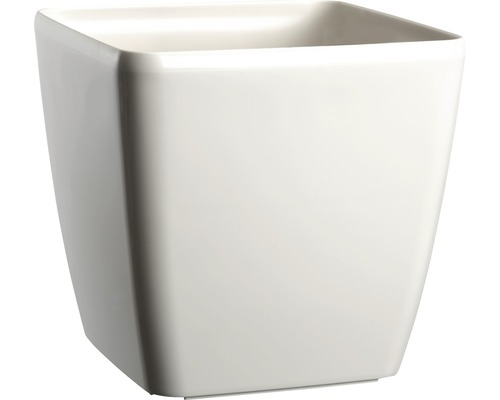 Quadratischer Blumentopf aus Keramik