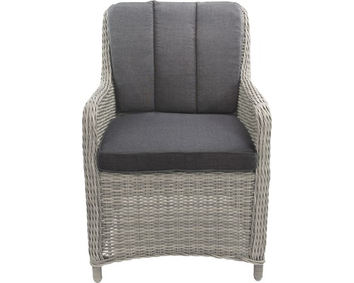 Gartensessel aus Rattan mit Polster