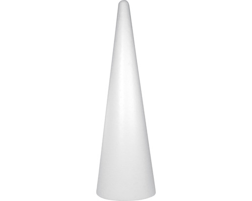 Styropor-Kegel weiß 80x25 cm