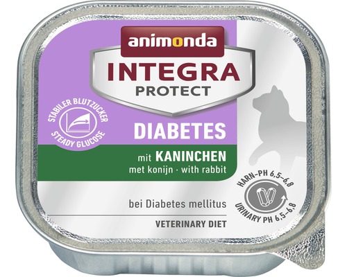 Katzenfutter nass Protect animonda Diabetes mit Kaninchen 100 g