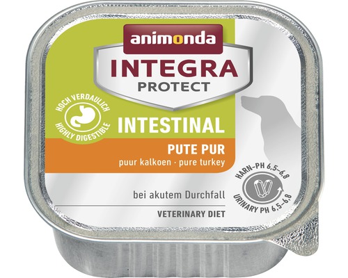 Hundefutter nass animonda Integra Protect Intestinal 150 g Pute pur, bei aktutem Durchfall