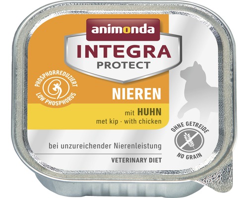 Katzenfutter nass animonda Protect Niere Huhn 100 g-0