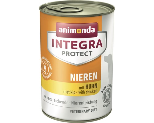 Hundefutter nass animonda Intergra Protect Nieren 400 g mit Huhn, bei unzureichender Nierenleistung