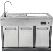 Char-Broil Ultimate Entertainment Grillküche 1 Brenner 63,5 x 127 x 123,5 cm edelstahl